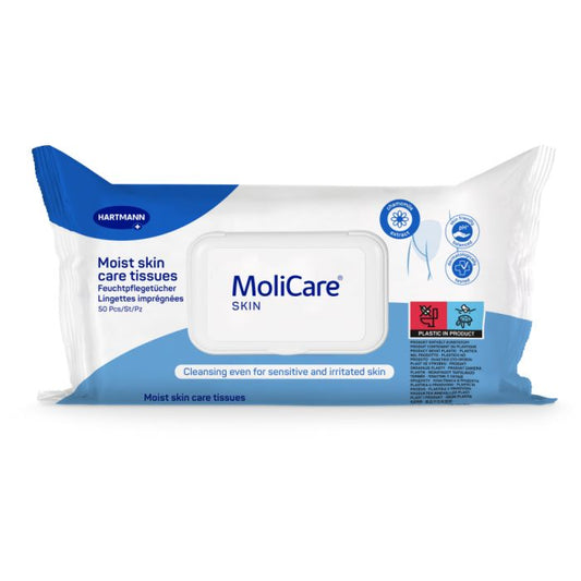 Molicare Moist Skin Care Tissues Wipes 20x30cm